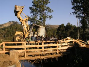Il nuovo ponte sul Lukosi